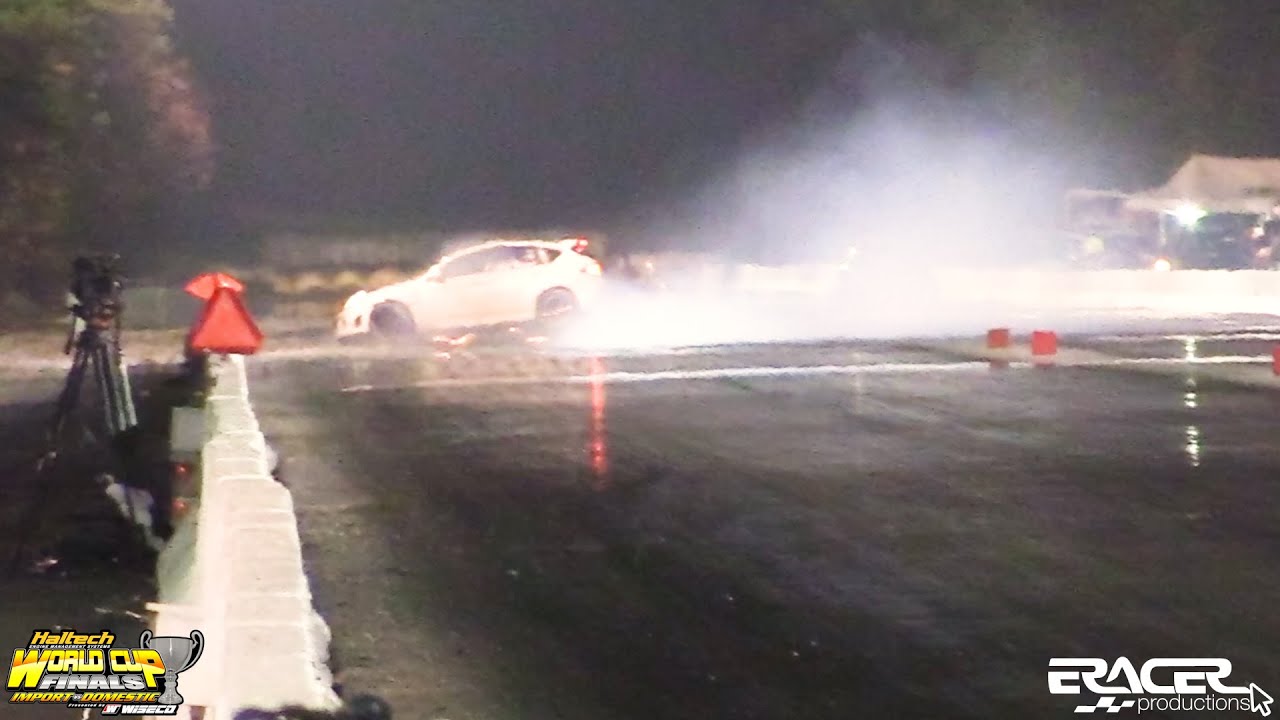 Subaru WRX BIG CRASH and roll over at World Cup Finals Import vs Domestic at MDIR 2021
