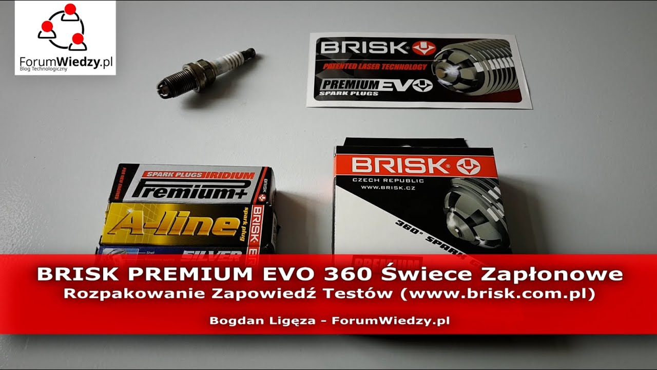 BRISK PREMIUM EVO 360 Świece Zapłonowe Rozpakowanie Zapowiedź Testów PL | ForumWiedzy