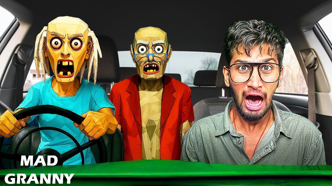 NEW UPDATE!! | CAR ESCAPE WITH GRANDPA IN MAD GRANNY GAME