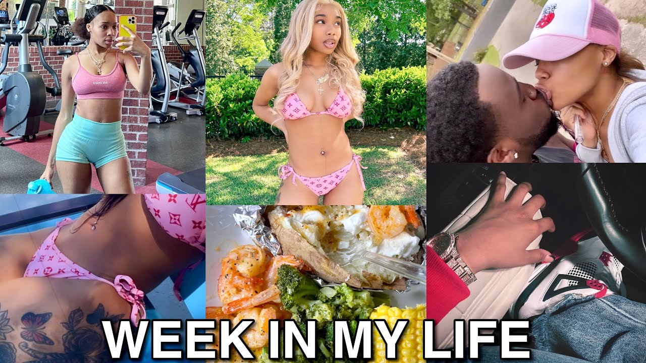 WEEK IN MY LIFE | Date Night w/ Bae, Gym, Cooking, Natural Hair, Pool & More!