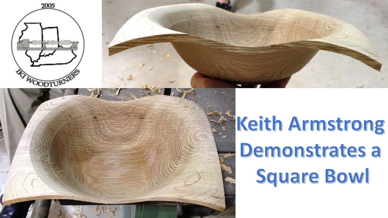 Keith Armstrong Demonstrates Turning a Square Bowl