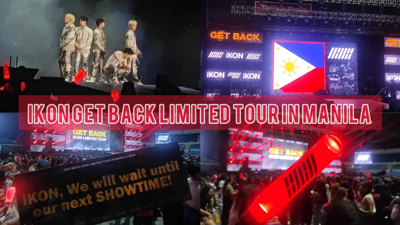 iKON Get Back Limited Tour in Manila 2024 [Fancam]