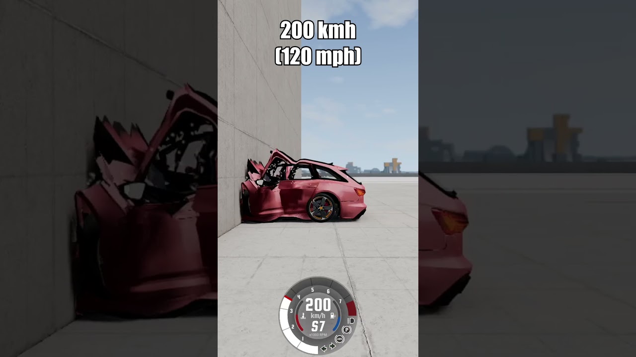 AUDI RS6 CRASH TEST - BeamNG.drive