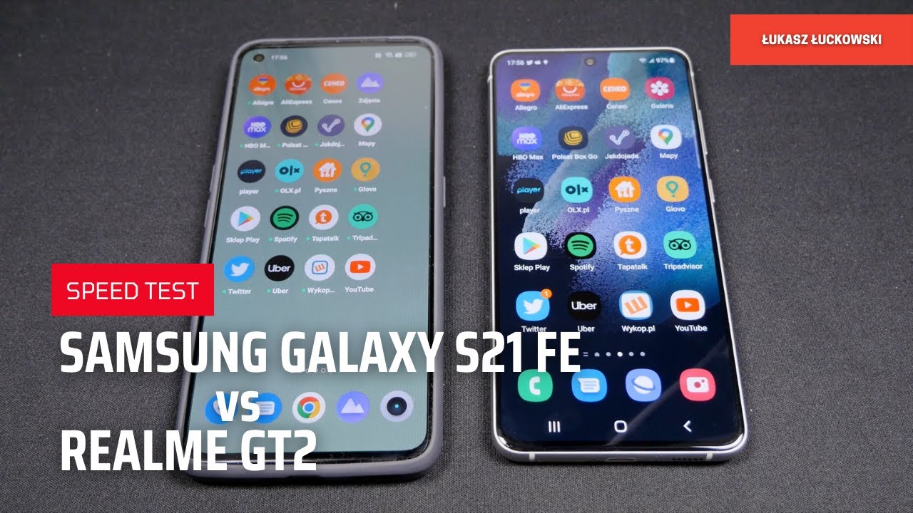 SAMSUNG Galaxy S21 FE 5G vs realme GT2 SPEED TEST Snapdragon 888