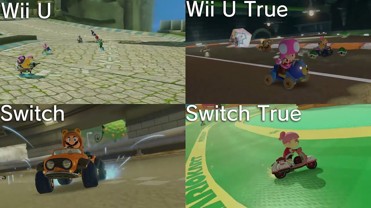 All Mario Kart 8 and 8 Deluxe Staff Credits Comparison (and Mode-Select Movies)