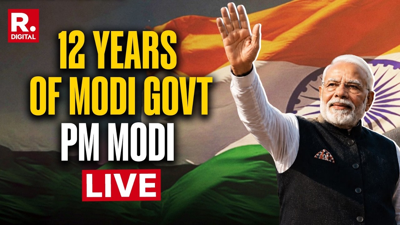 PM Modi Receives Grand NDA Welcome | 12 Years of Governance, Reform & Transformation LIVE