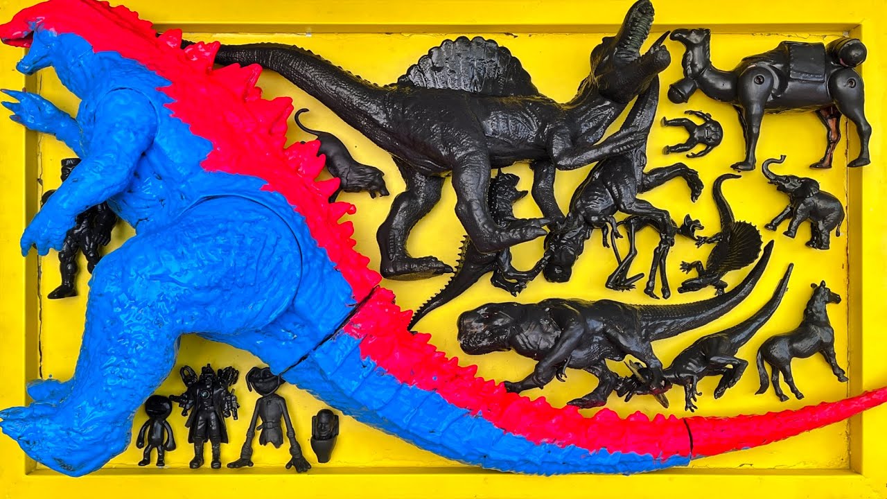 Dinosaurus Jurassic World Dominion: T-rex/ Brachiosaurus/ Skibidi/ Spider-Man/ KingKong/ KingGidorah