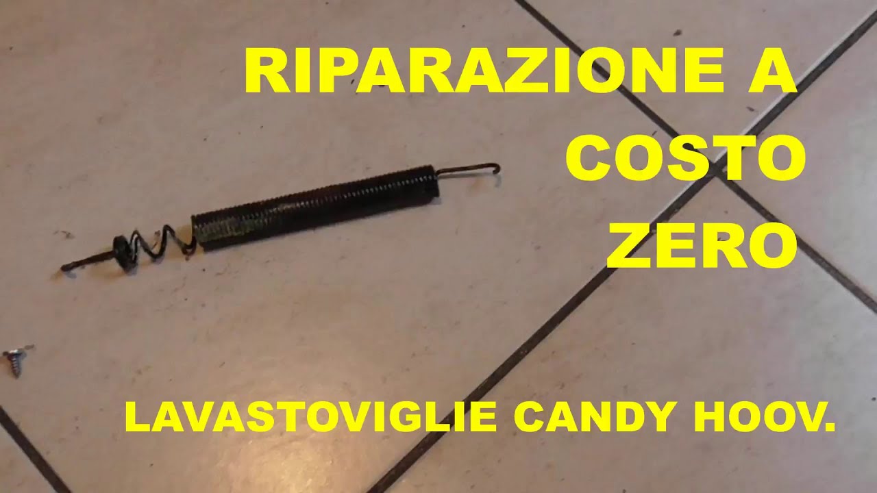 Lavastoviglie rottura della molla Riparo a costo 0