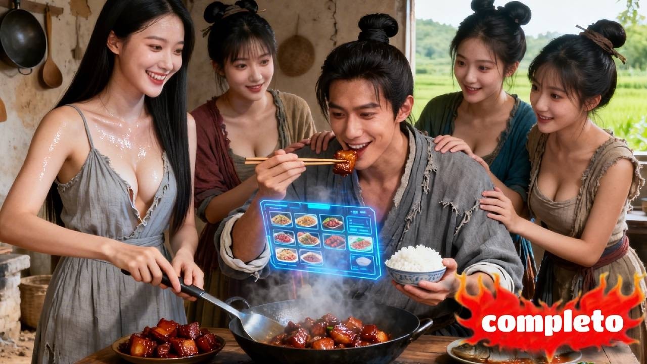 Chico Pobre Renace con Sistema Infinito, Mantiene a 5 Hermosas Cuñadas y se Hace Rico!