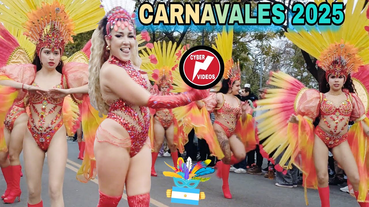 CARNAVAL BARRIAL ARGENTINO  Show Comparsa Imperio Preto e Branco  🇺🇾  4k