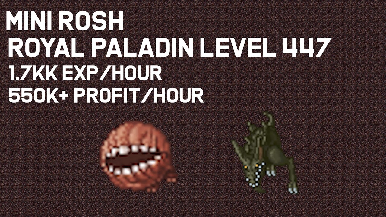 Mini Rosh -  RP Level 446 (1.7kk exp/hr, 550k+ profit/hr)