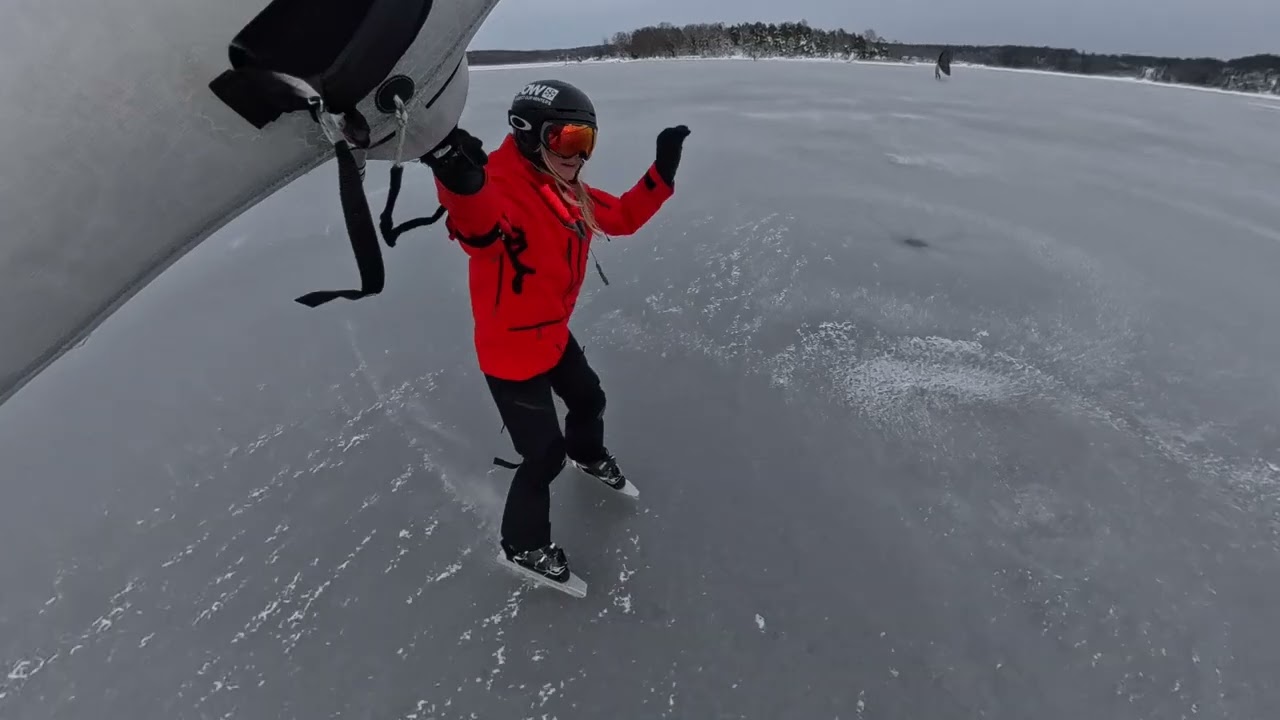 Full speed on the ice today!