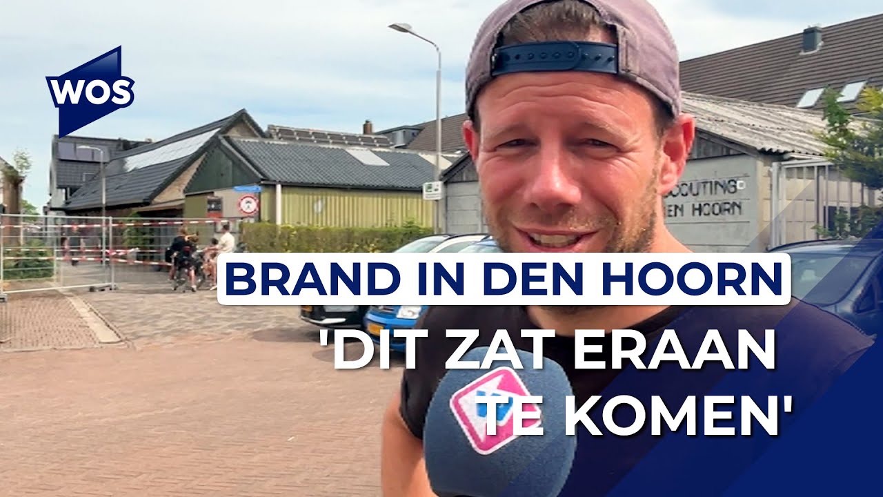 Brand Den Hoorn gesprek van de dag: leegstaand caf&eacute; in vlammen op