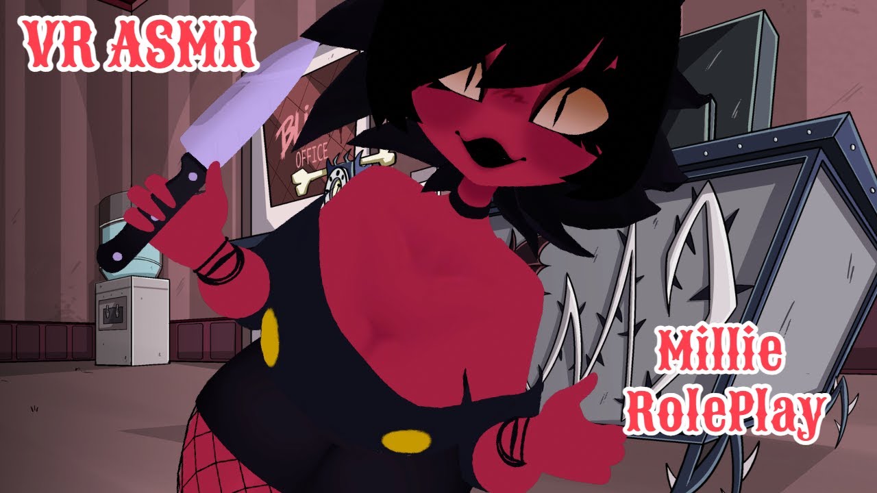 【 💜VRCHAT💜 】Millie Checks You In Hazbin Hotel【🤍ASMR🤍】