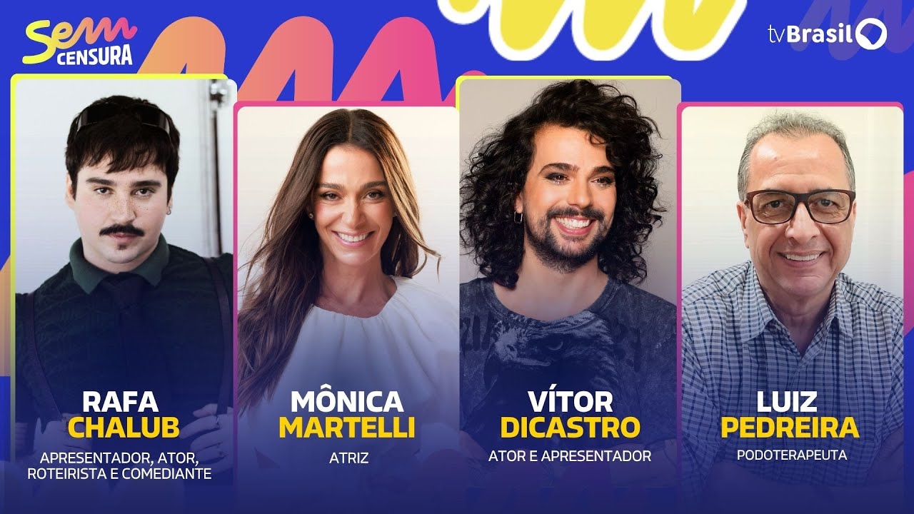 🔴 SEM CENSURA RECEBE MÔNICA MARTELLI, VÍTOR DICASTRO, RAFA CHALUB E LUIZ PEDREIRA