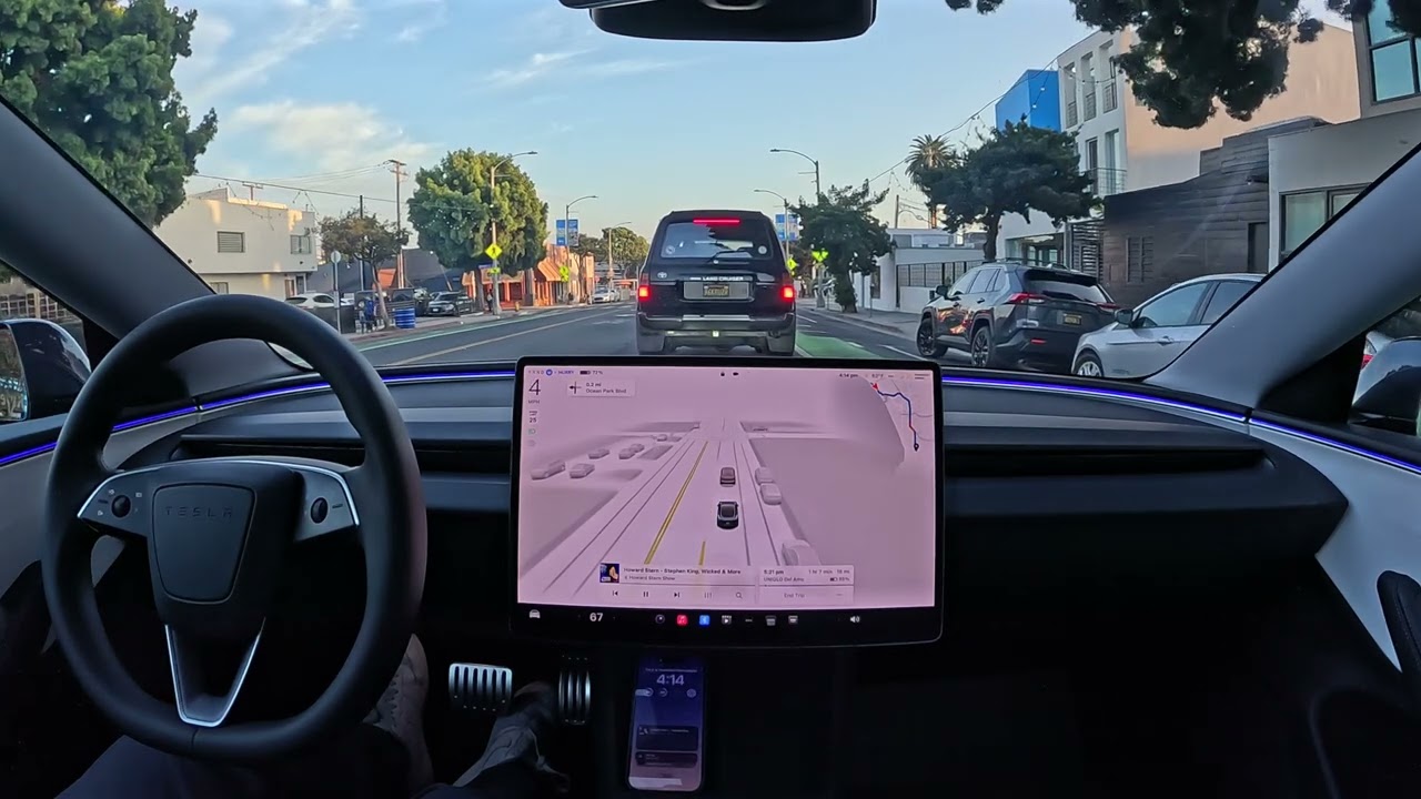 Raw 1x: 100 Minutes of LA Traffic on Tesla FSD 13.2 with Zero Interventions