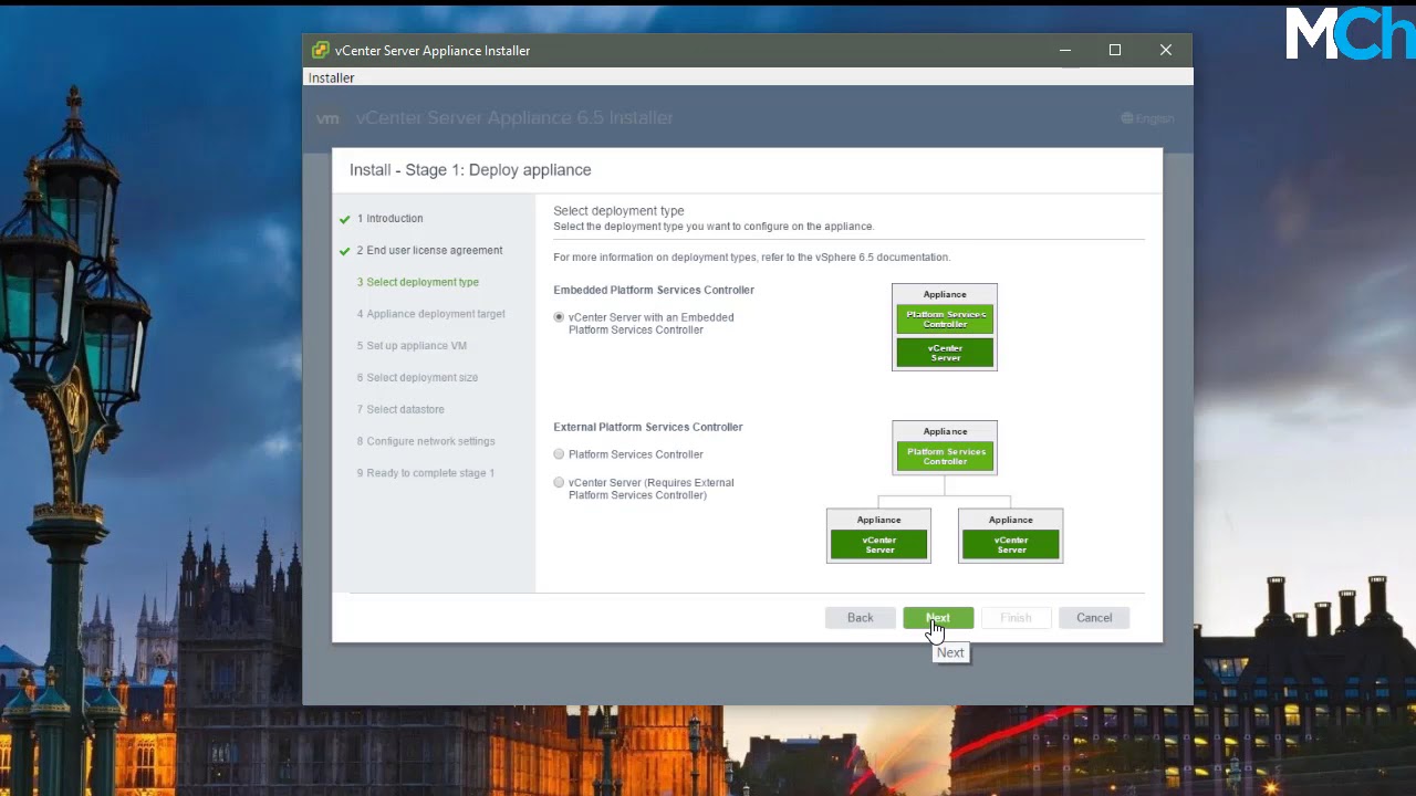 Installation de vCenter Server Appliance (VCSA) 6.5