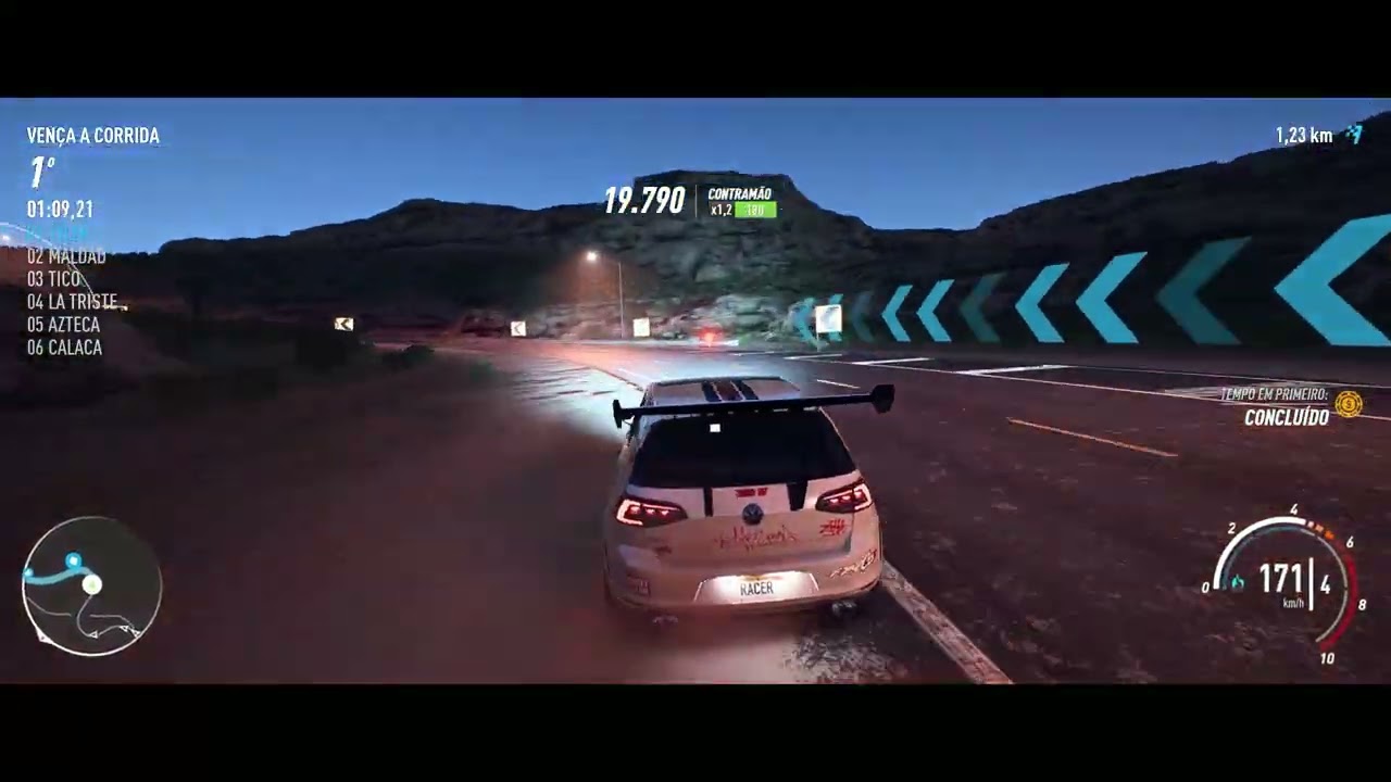 Need for Speed Payback Corrida Golf gti