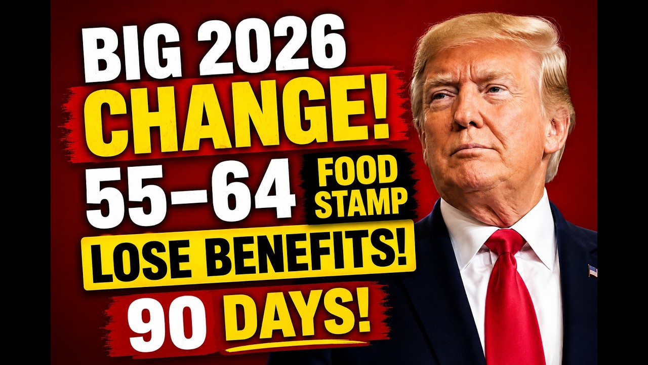 Big 2026 Change: Food Stamp Recipients Aged 55&ndash;64 Will Lose Benefits in 90 Days