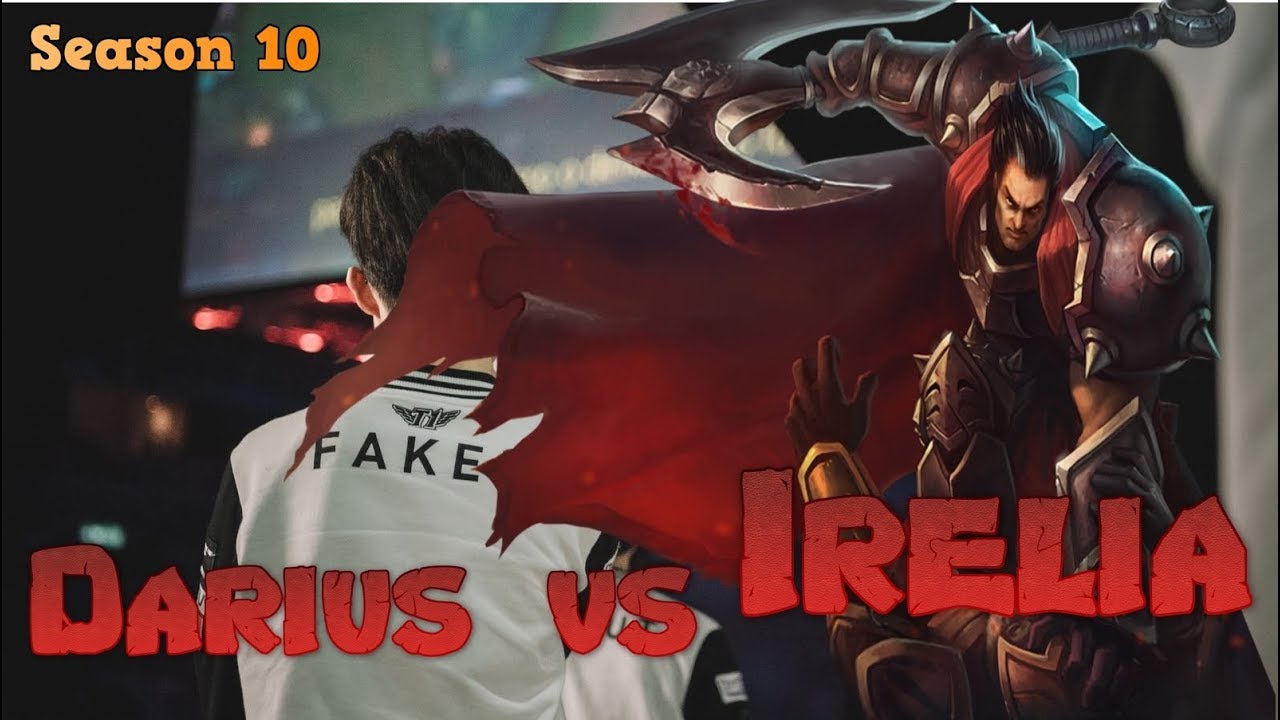 Faker - Darius vs Irelia Mid - Patch 10.1 LoL Season 10 KR Ranked | League of Legends Replays