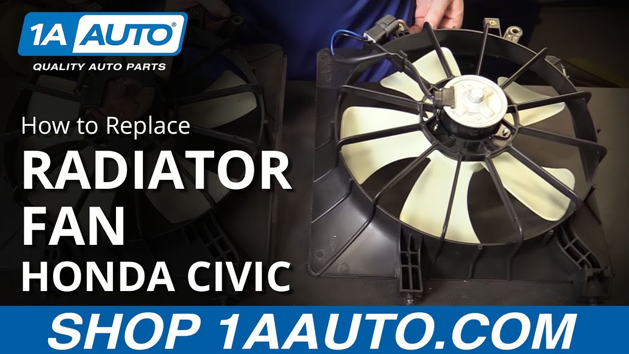 How to Replace a Radiator Fan 01-05 Honda Civic