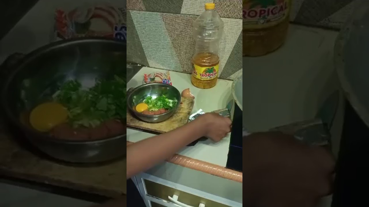 Belajar membuat martabak mie