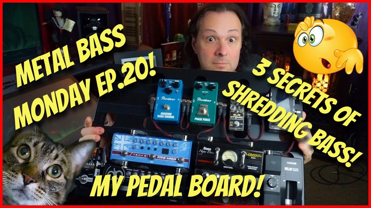 💥 The Ultimate Bass Pedal board? 3 Bass Shred Secrets!  Metal Bass Monday Ep.20!