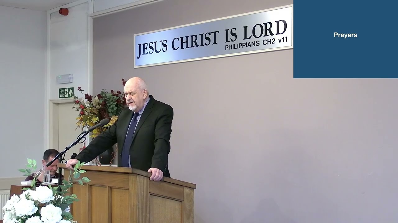 Wilsthorpe Road Evangelical Church, Chaddesden, Derby. Family Service 8th March 2026