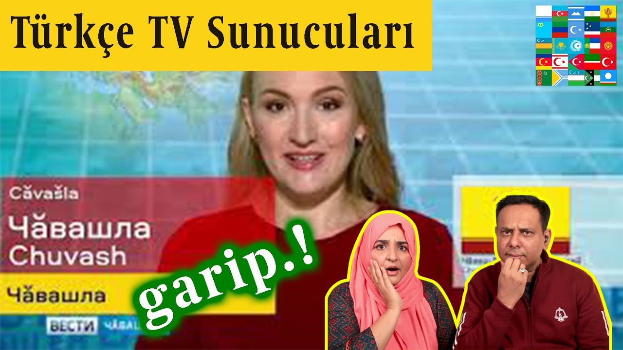 Türkçe TV Sunucuları (18 Dilde) - Turkic TV Anchors (18 Languages)  Pakistani Reaction