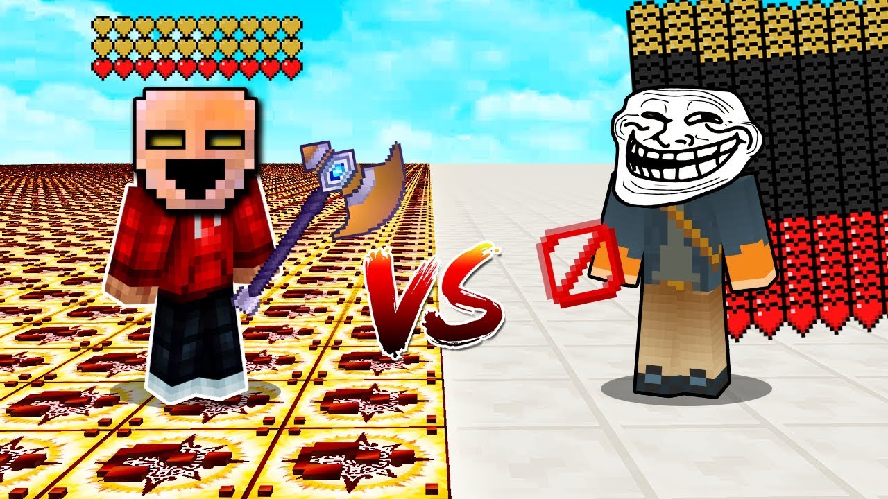 MUNDO DE LUCKY BLOCK INCA VS MUNDO TROLL NO MINECRAFT