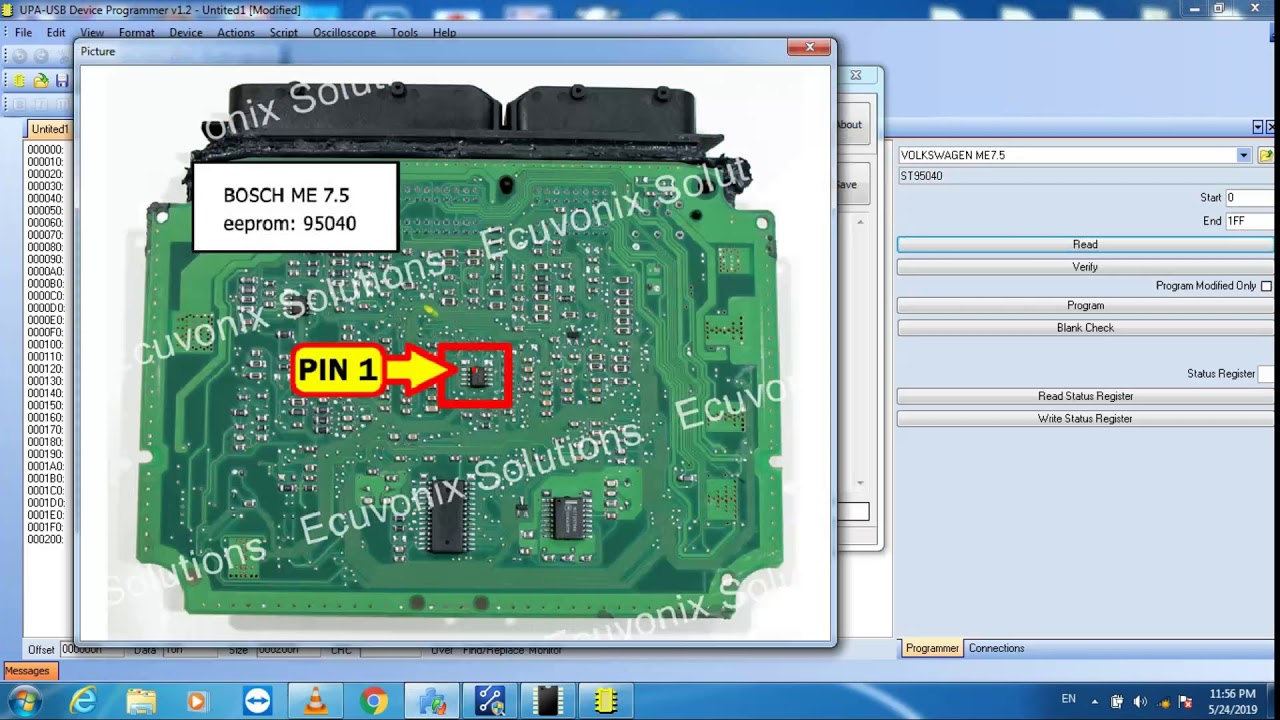IMMO OFF VW SHARAN ECU ME7.5  06A 906 032 HA