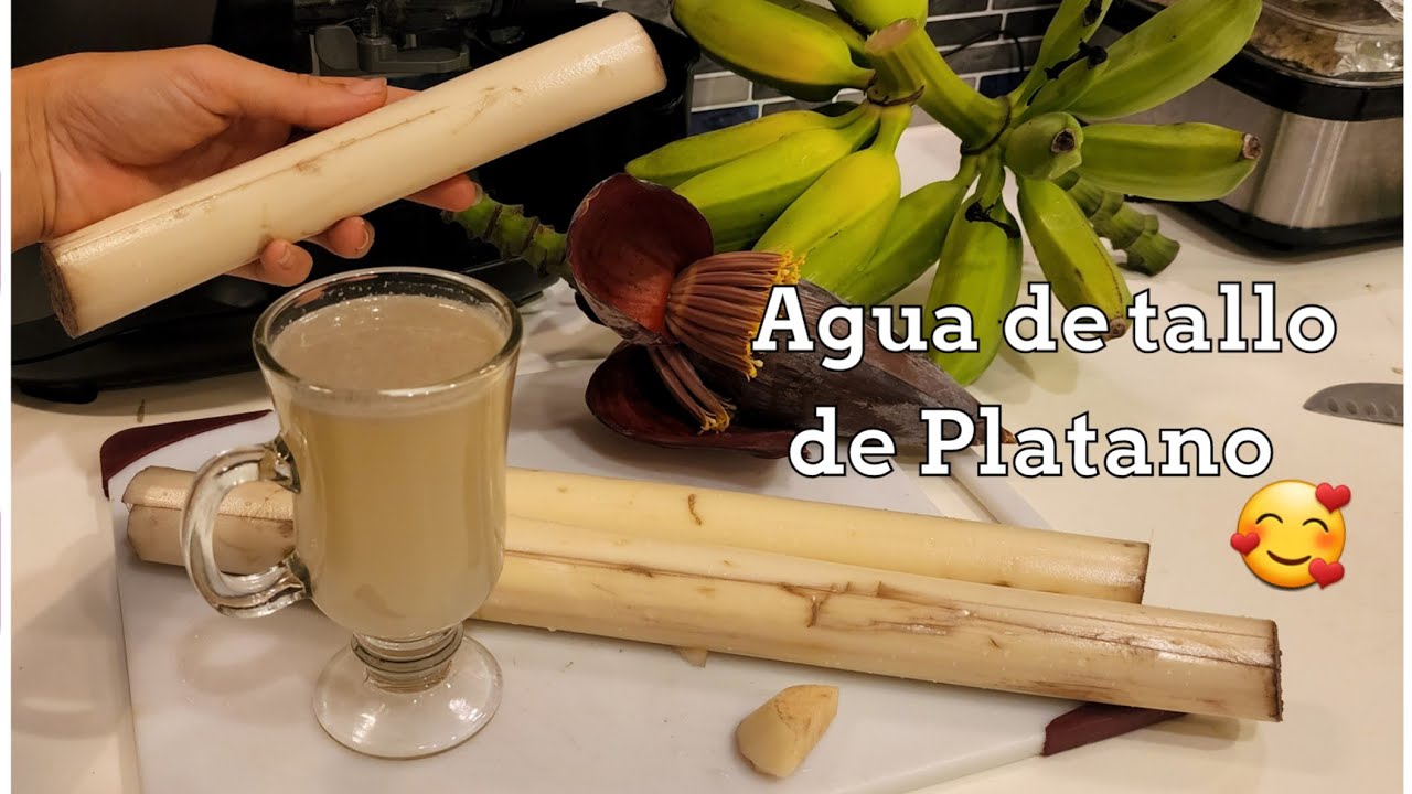 Como usar Agua de Tallo de  Platano Como Extraerla