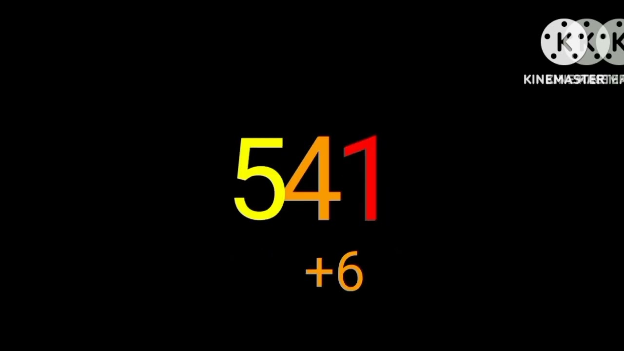 Senary Numbers 0 to 46,656 Remake KineMaster Part 1