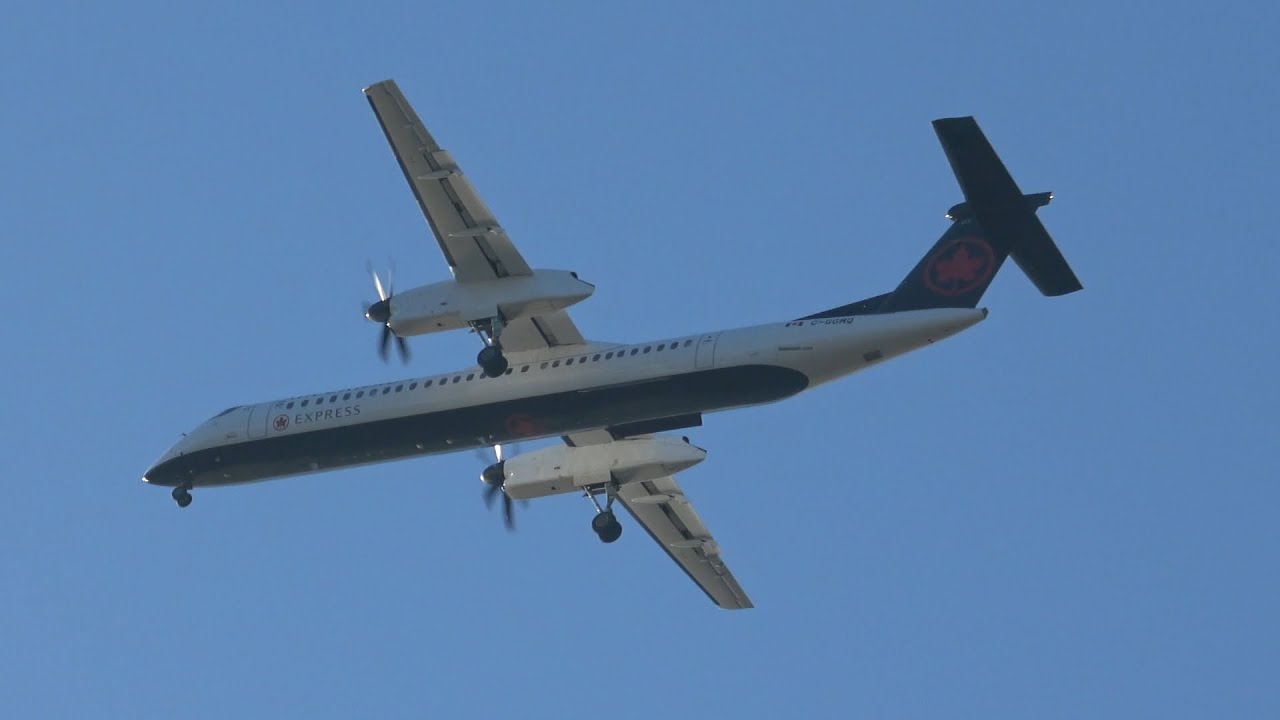 Air Canada Express | De Havilland Canada Dash 8-400 (C-GGMQ) | YVR → PDX | Jan 25, 2026 | Approach 