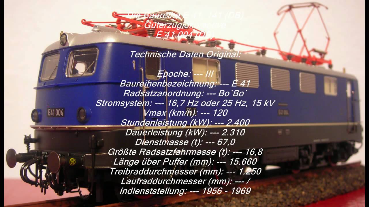 Baureihe E 41 Roco ( BR E41 004 DB ) 2/4