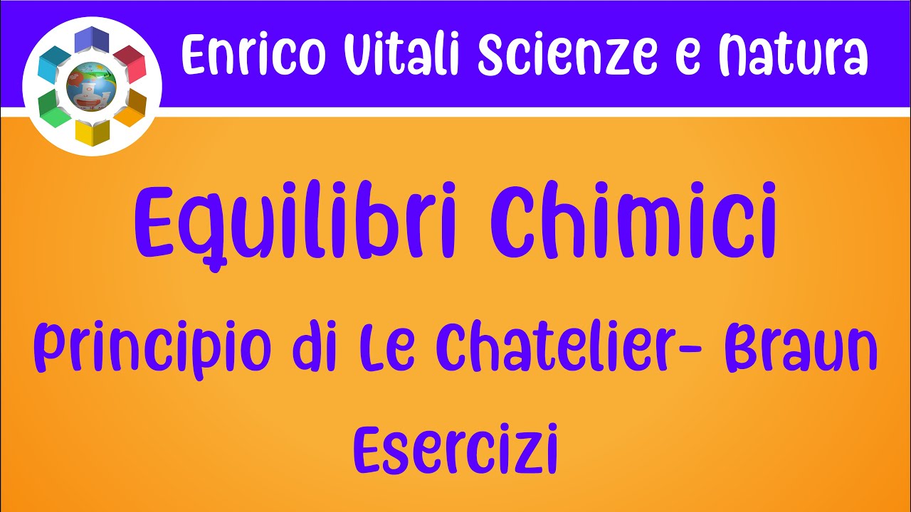 Il principio di Le Chatelier-Braun. Esercizio 1 e 2. Calcolo del nuovo equilibrio. Qc.