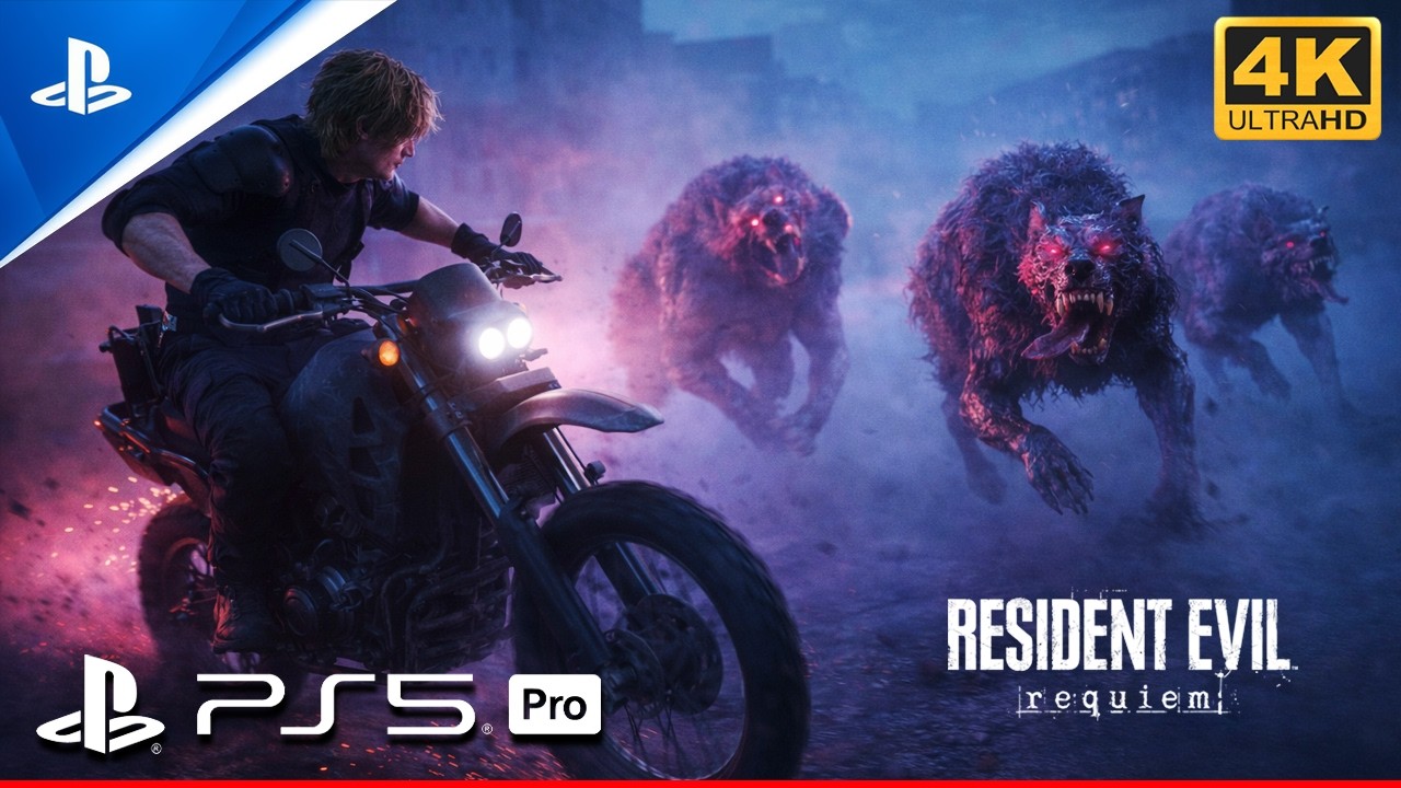 LEON VS DR. VICTOR: EPIC BIKE CHASE | RPD REVELATION | RE9 Requiem – Episode 12 (PS5 Pro 4K)