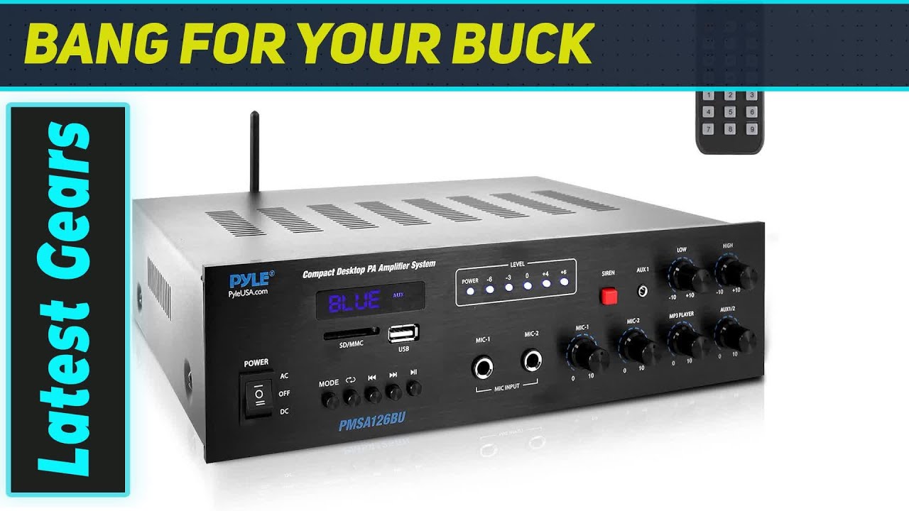 Pyle PMSA126BU: Best Compact PA Amplifier?