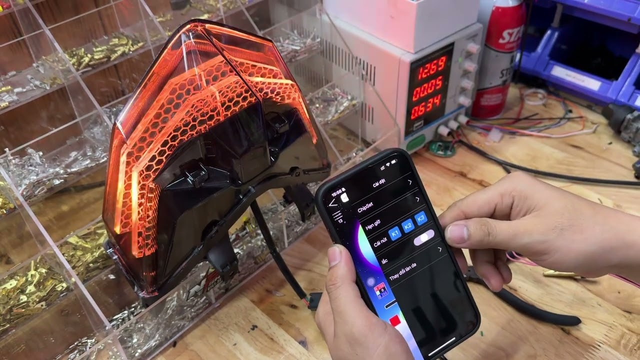 Hướng dẫn chỉnh hiệu ứng màu Audi xe máy | N2T Shop