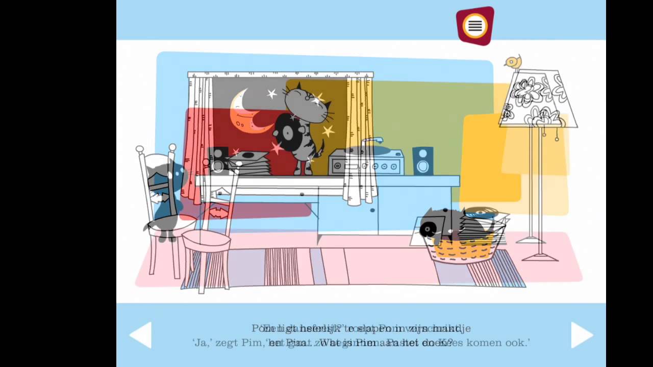 Pim en Poms dansfeest is een leuke kinderapp voor bij de Kinderboekenweek