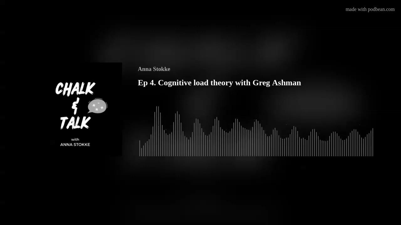 Ep 4 Cognitive load theory with Greg Ashman