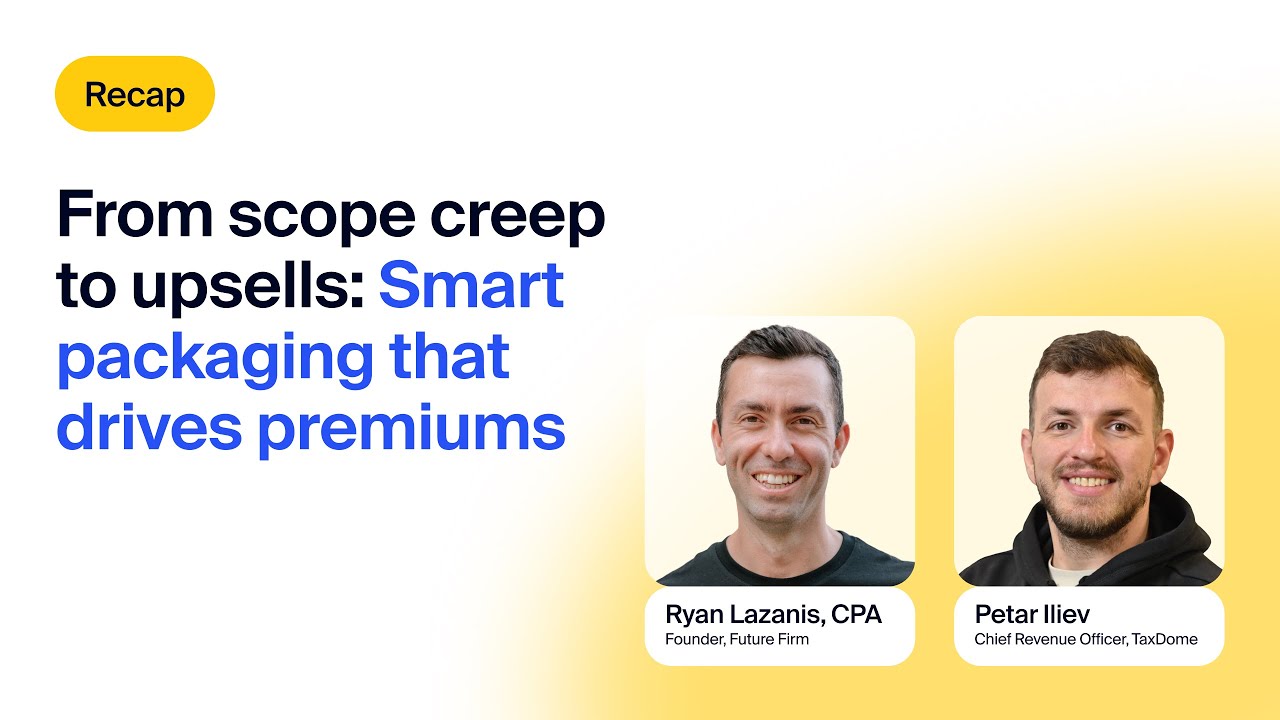 TaxDome workshop series: from client signing to tax prep automation