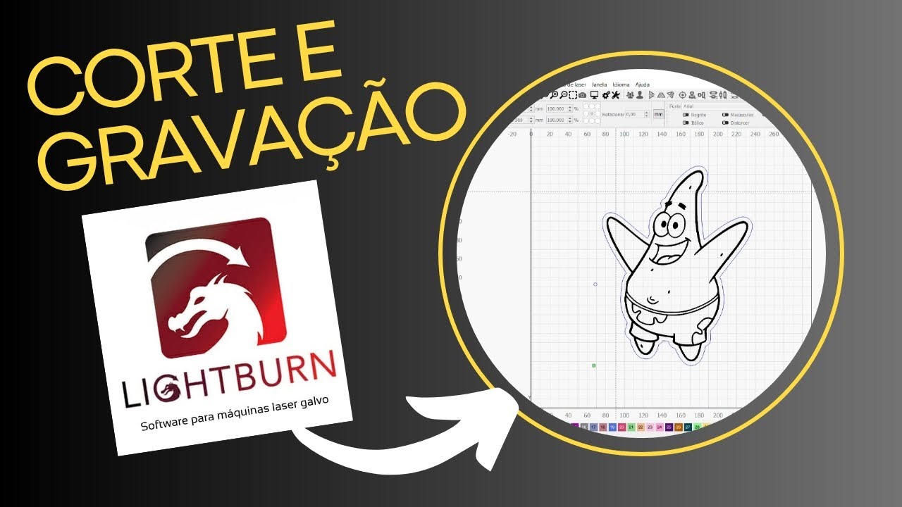 COMO CORTAR E GRAVAR NO LIGHTBURN!