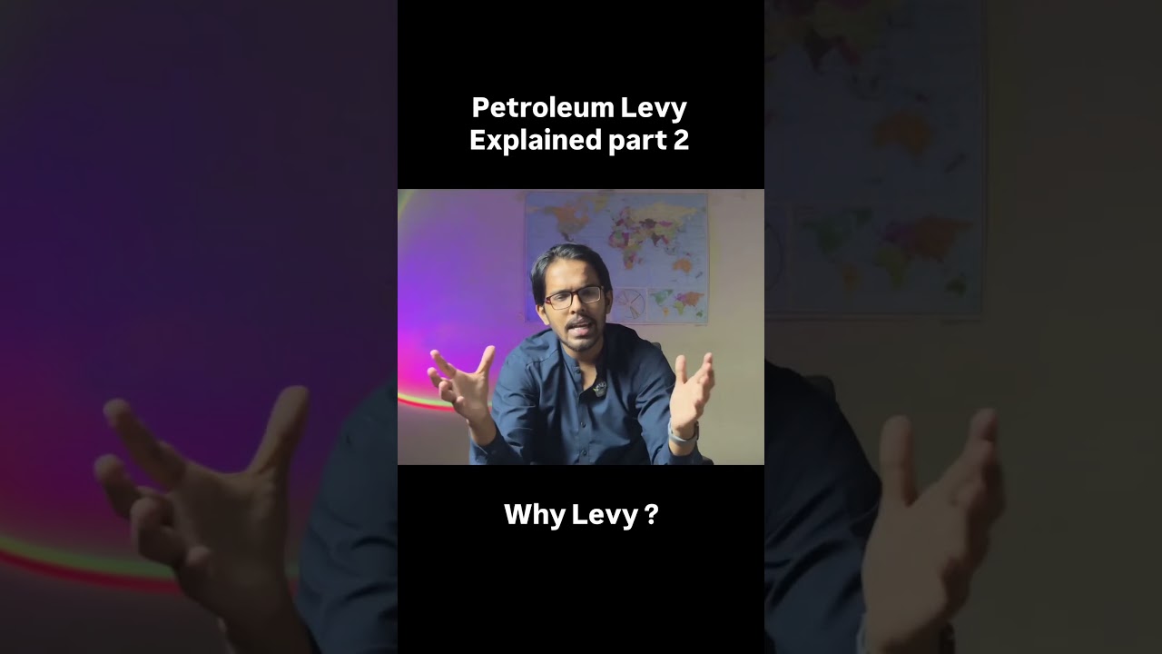 Petroleum Levy part 2, Why Levy?