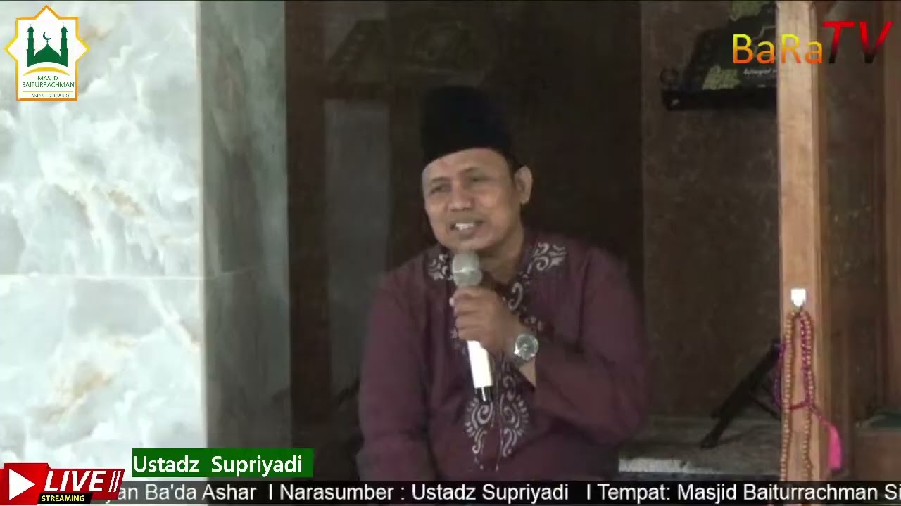LIVE | Kajian Ba,da Asyar Ramadhan 1447H - Ustad Supriyadi