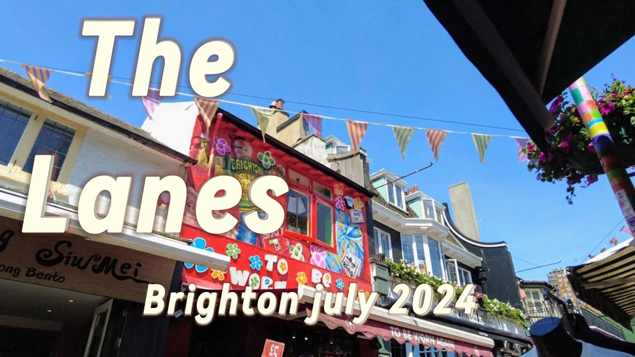 Discover Brighton: A Sunny Day Walking Tour of The Lanes! 🌞