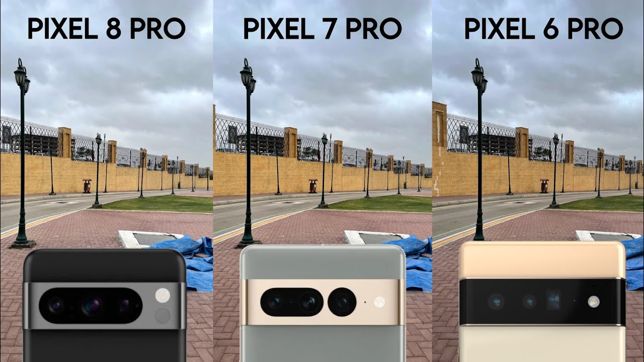 Google Pixel 8 Pro vs Google Pixel 7 Pro vs Google Pixel 6 Pro Camera Test Comparison