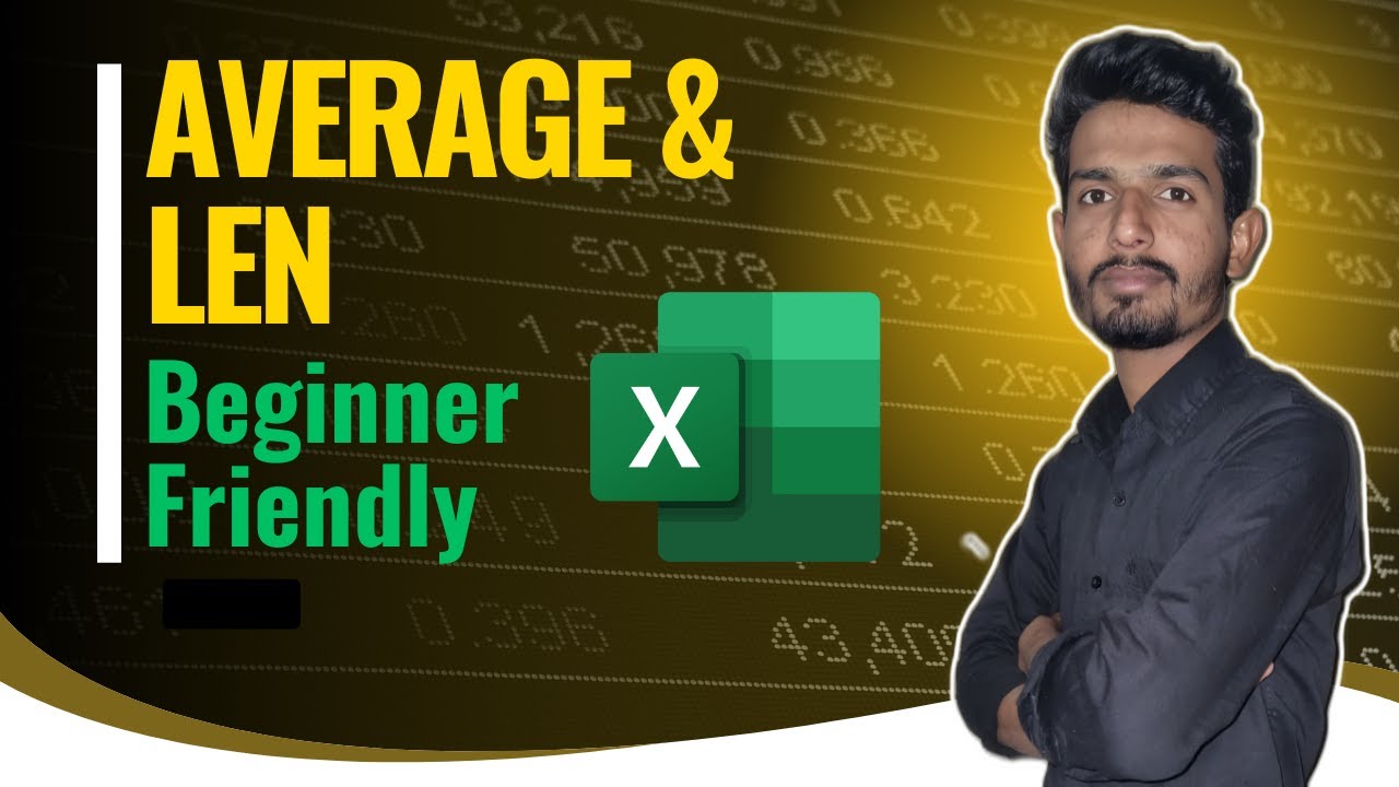 How to Use AVERAGE and LEN in Excel | Complete Beginner Tutorial | #excel #exceltutorial #tekyup
