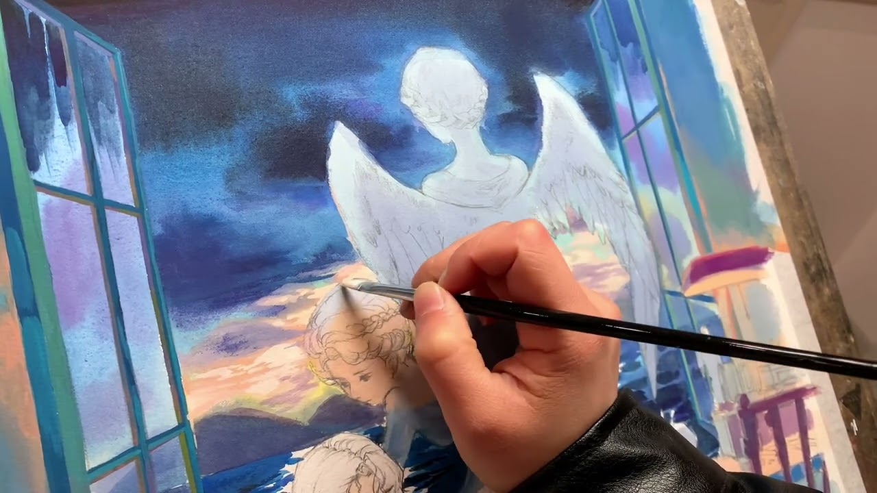 【绘画过程】永恒的他们