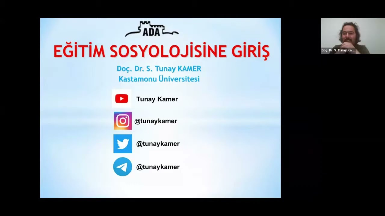 Eğitim Sosyolojisi - Giriş